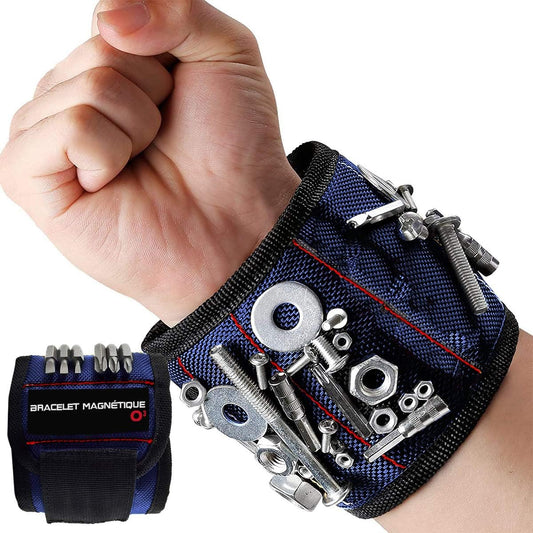 Magnetic Tool Holder Bracelet for Screws, Nails, and Small Parts – Practical Accessory for Craftsmen