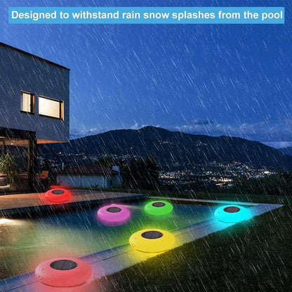 Solar LED Pool Lights in Eye Design – Floating Garden Lights for Outdoor Areas, Terrace, Pool, Color-Changing, Weatherproof