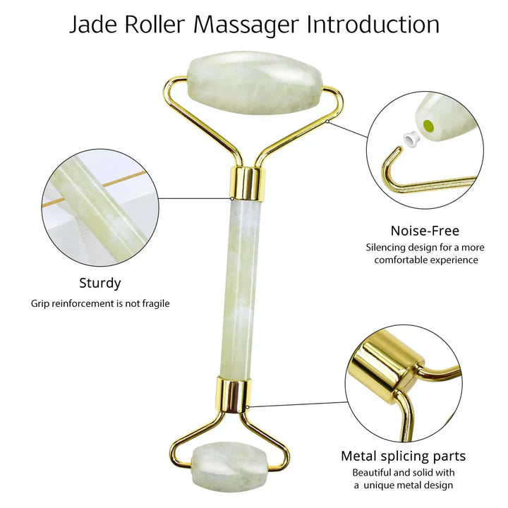 Sofortiges Glühen Gua Sha & Jade Roller Set – für Strahlende Haut und Entspannung