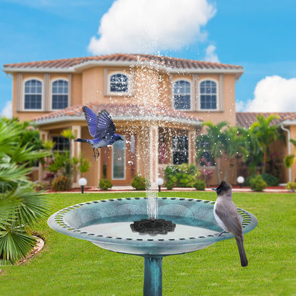 Solar-Powered Flower-Design Fountain – Water Feature for Garden, Ponds, and Pools
