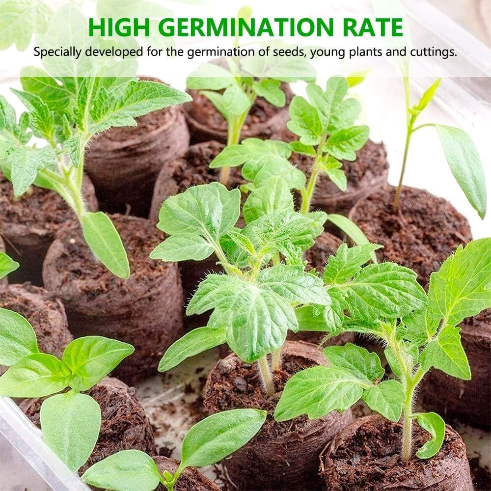 Coconut Fiber Peat Germination Pellets – Seed Planting Starter for Optimal Germination