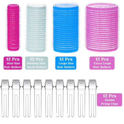 Self-Grip Hair Rollers for Long-Lasting Waves
