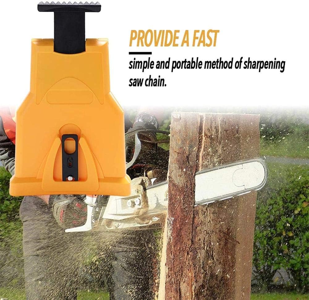 Chainsaw sharpener for precise sharpening – chain grinding tool for sharp saw chains