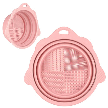 Foldable Silicone Cleaning Bowl for Brushes and Sponges