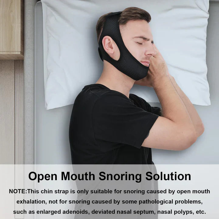 Anti-Snoring Chin Strap – Adjustable Snoring Stopper for Peaceful Sleep