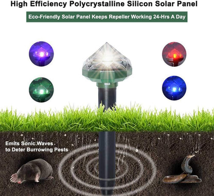 Solar-Powered Animal Repeller for Garden and Yard – Eco-Friendly Protection Against Mice, Rodents, and Pests