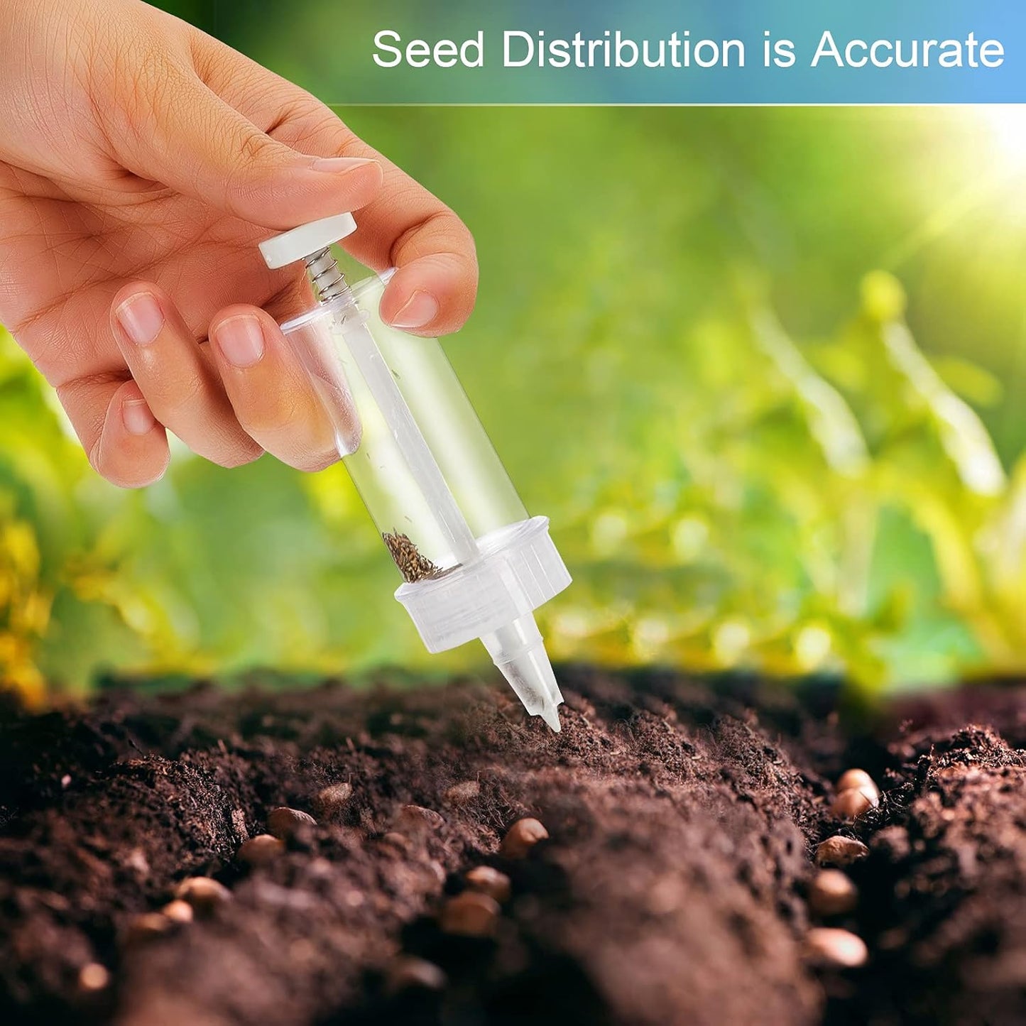 Seed Dispenser for Precise Sowing – Easy-to-Use Seed Funnel for Garden Plants