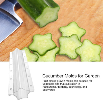 Star-Shaped Vegetable Mold for Cucumbers – Creative Shaping Mold for Fruits and Vegetables in the Garden