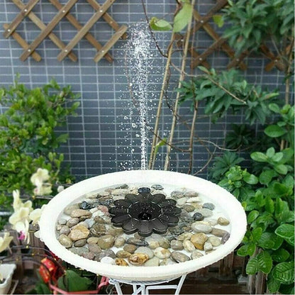 Solar-Powered Flower-Design Fountain – Water Feature for Garden, Ponds, and Pools