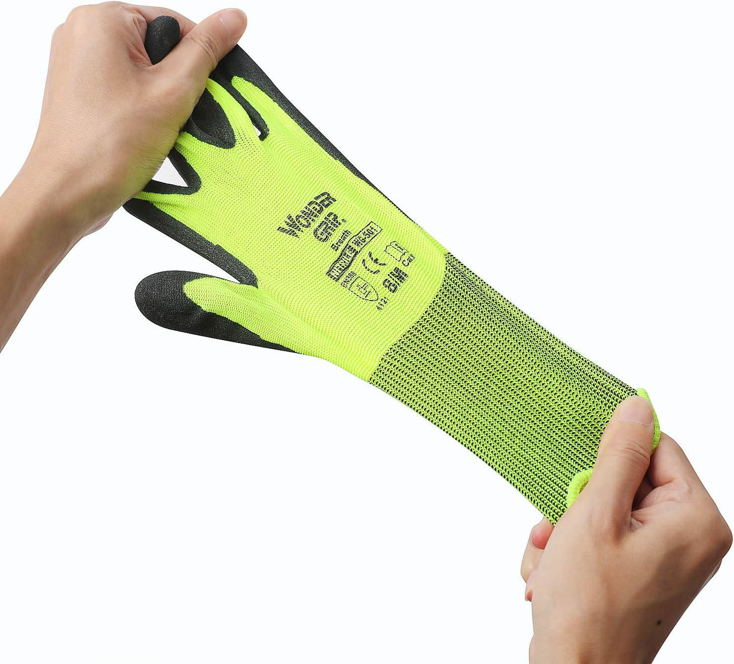 Work Gloves with Wonder Grip – Non-Slip Gardening and Craft Gloves for Secure Hold