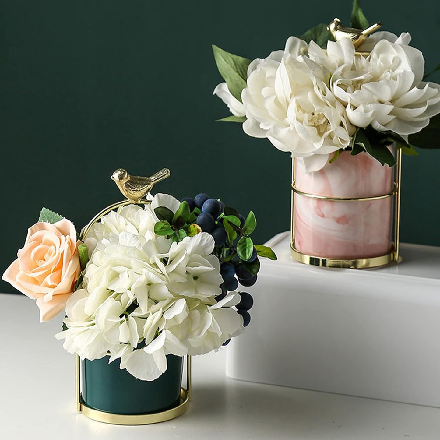 Flower Planters with Bird Design – Decorative Plant Pots for Garden and Balcony