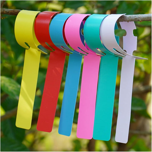 Reusable Plastic Plant Labels – Tree Markers and Garden Identification Tags