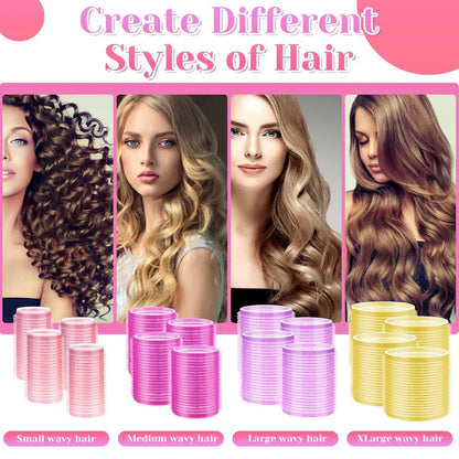 Self-Grip Hair Rollers for Long-Lasting Waves