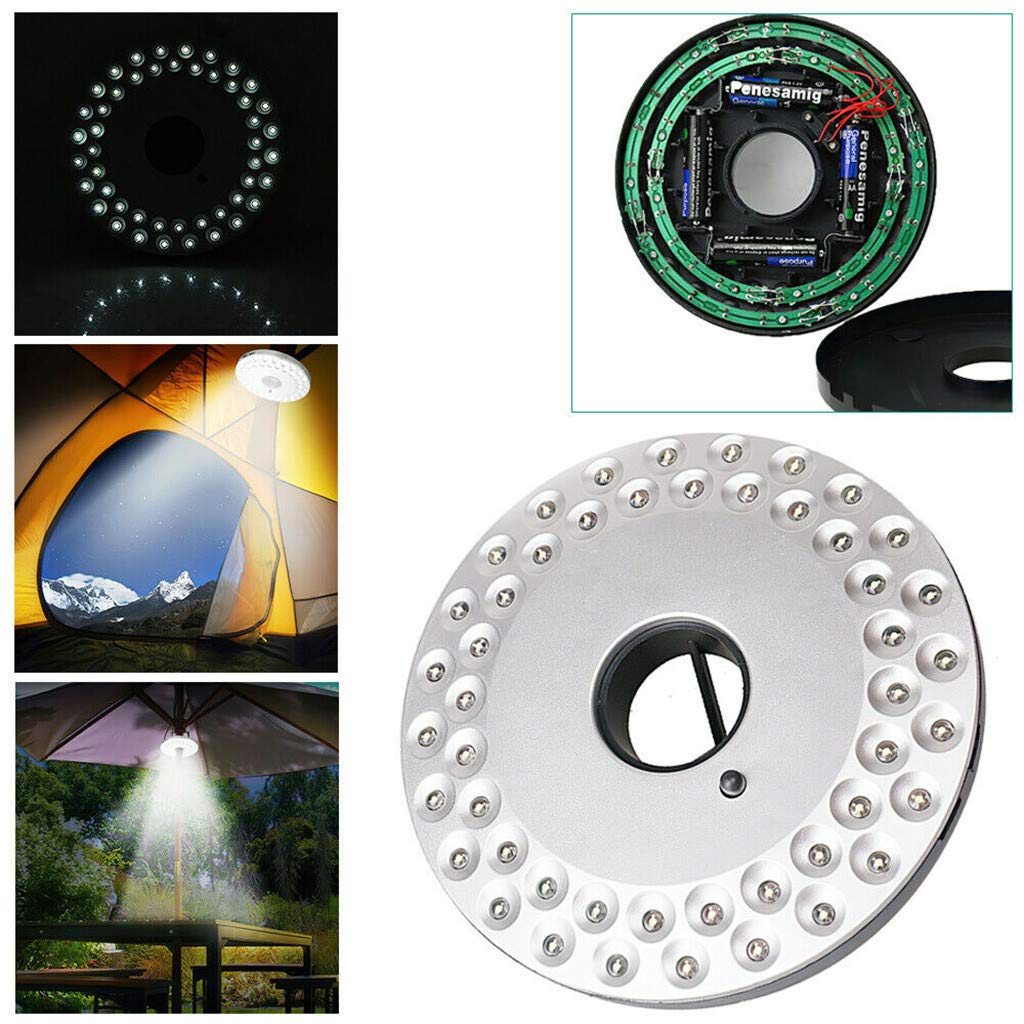 Solar LED camping lamp – hanging portable tent light for outdoor activities – rechargeable, waterproof, energy-saving
