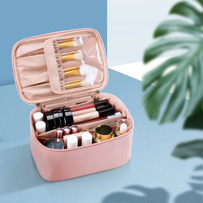 Practical Makeup Organizer for Travel – With Compartments and Dividers for Perfect Organization