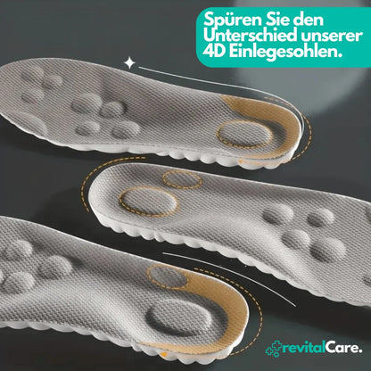 Comfortable 4D Insoles for Everyday Use