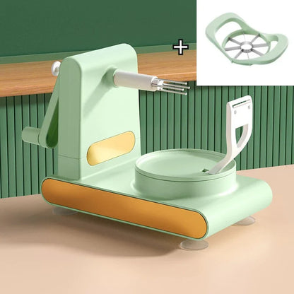 Efficient Vegetable and Fruit Peeler with Hand Crank – For Fast and Easy Peeling