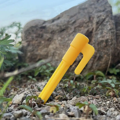 Plastic Tent Pegs with Hooks – Durable Ground Stakes for Camping, Tarps, and Shelters