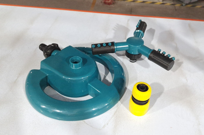 Adjustable Garden Sprinkler – 360° Rotating Spray System for Efficient Lawn Watering