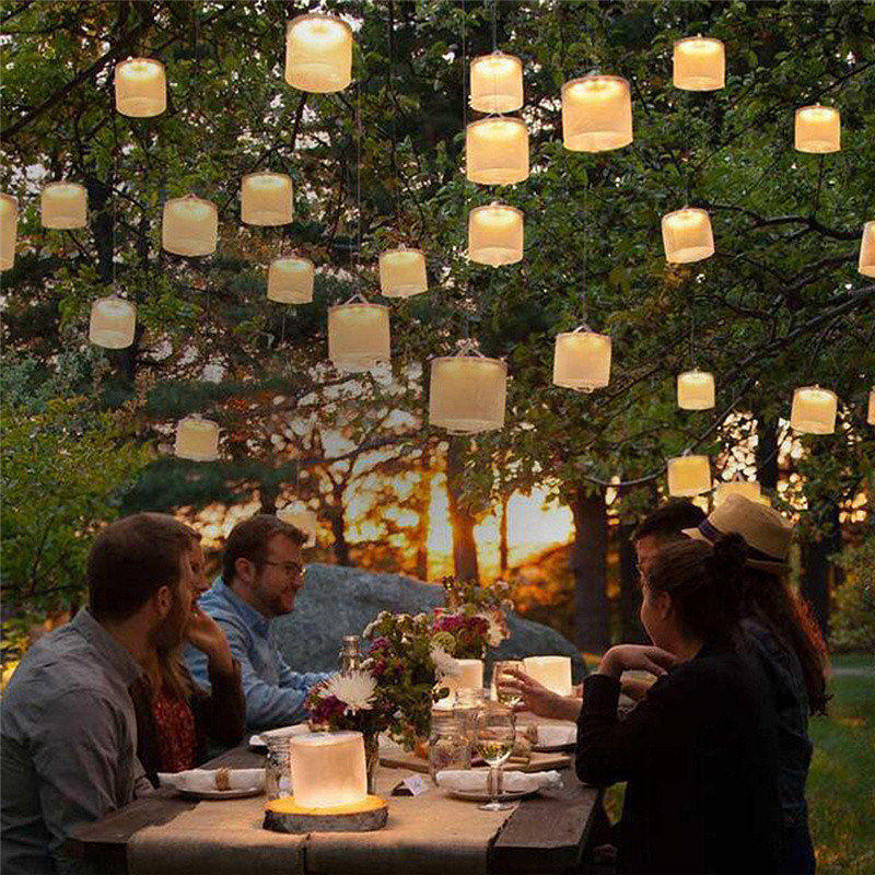 Solar-Powered LED Outdoor Lamp – Foldable Garden Light for Patios, Yards, and Gardens – Durable and Waterproof Lighting
