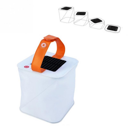 Solar-Powered LED Camping Lantern – Portable and Foldable Lamp for Outdoor Activities