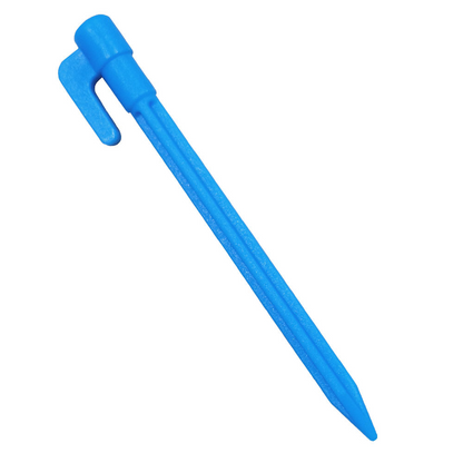 Plastic Tent Pegs with Hooks – Durable Ground Stakes for Camping, Tarps, and Shelters