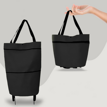 Foldable Shopping Trolley Bag – 2-in-1 Convenience for Everyday Shopping
