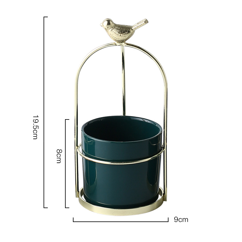 Flower Planters with Bird Design – Decorative Plant Pots for Garden and Balcony