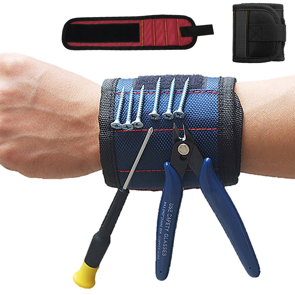 Magnetic Tool Holder Bracelet for Screws, Nails, and Small Parts – Practical Accessory for Craftsmen