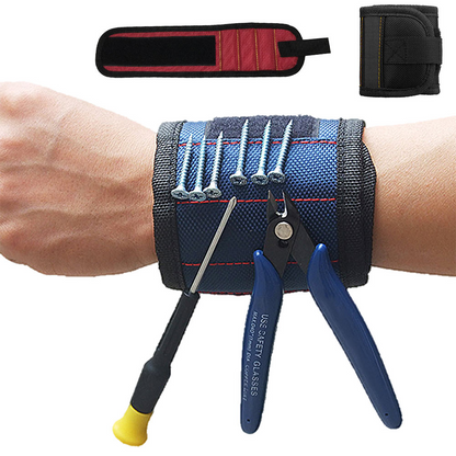 Magnetic Tool Holder Bracelet for Screws, Nails, and Small Parts – Practical Accessory for Craftsmen