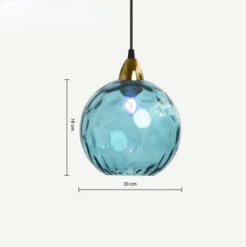 Glass Globe Pendant Light