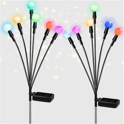 Solar Garden Lights with Flexible LED Balls – Waterproof Decorative Lights for Flower Beds and Paths in Outdoor Areas