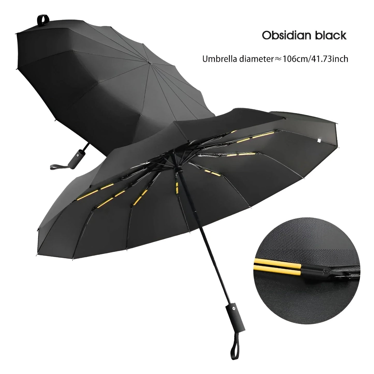Eco-Friendly Double Umbrella with UV Protection and Adjustable Handle