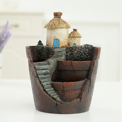 Succulent Decorative Flower Pot for Mini Gardens – Bonsai Planter for Micro Landscapes and Small Gardens