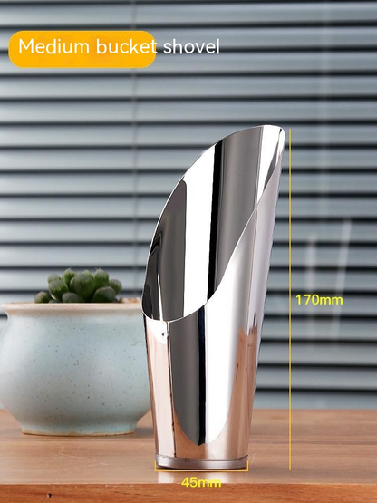 Durable Stainless Steel Garden Trowel – High-Quality Scoop for Potting Soil in the Garden and on the Balcony