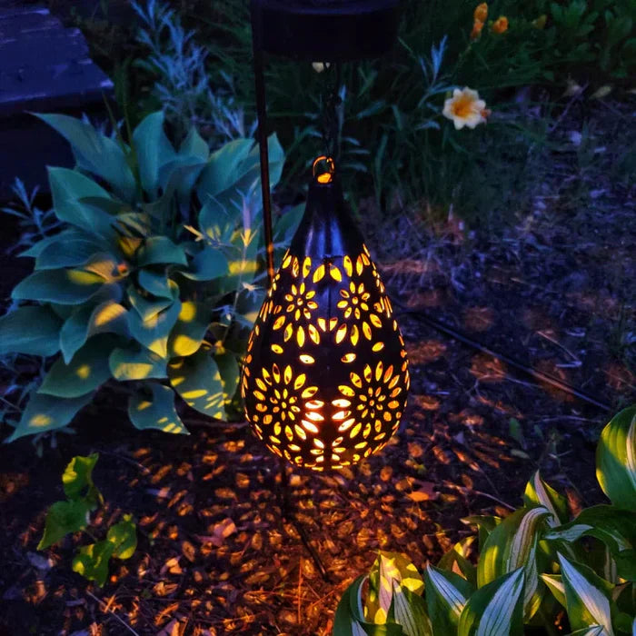 Stylish Solar-Powered Garden Light in Flower Design – Ideal for Outdoor Areas