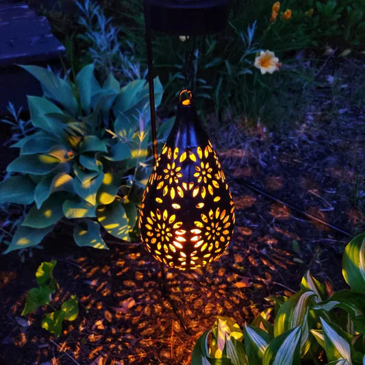 Stylish Solar-Powered Garden Light in Flower Design – Ideal for Outdoor Areas