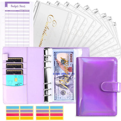 Budget Planner with Envelopes and Card Slots