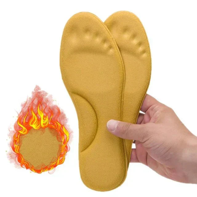 Self-Heating Insulating Insoles