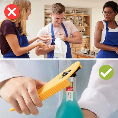 Ergonomic Bottle Opener with Handle – Easy Use for Effortless Bottle Opening