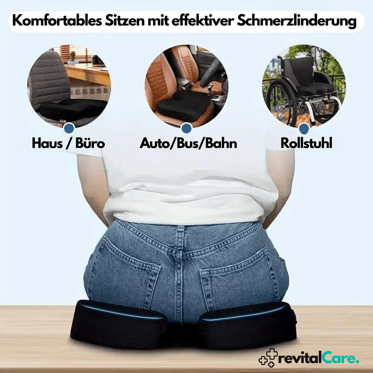 Ergonomic 4D Seat Cushion with Orthopedic Support for Maximum Comfort