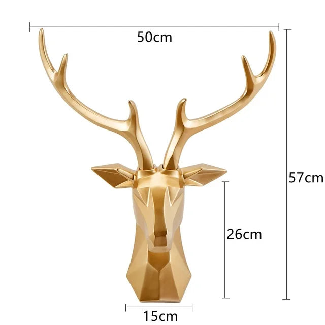 3D Deer Head Wall Decoration – Elegant Wall Art for Your Home