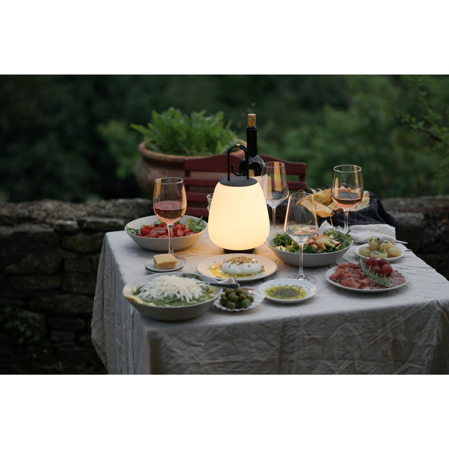 Portable LED Patio Lamp for Ambient Outdoor Lighting