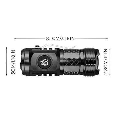 Mini LED Flashlight with High Brightness and Compact Design