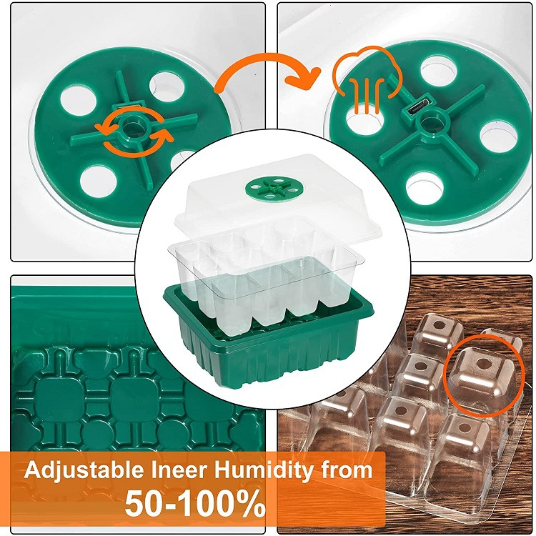 Complete Seed Starter Kit with LED Light – Perfect for Successful Plant Growth and Germination