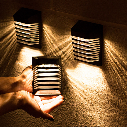 Solar LED Wall Lamp For Outdoor Use – Energy-efficient Solar-powered Lighting For Garden, Terrace, And Balcony With Modern Design