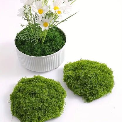 Moss Cover Piece – Moss Flake Ornament for Decorative Landscaping and Garden Decoration