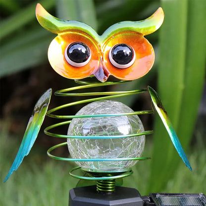 Solar LED Garden Light Owl – Color-Changing Outdoor Lighting for Garden and Terrace