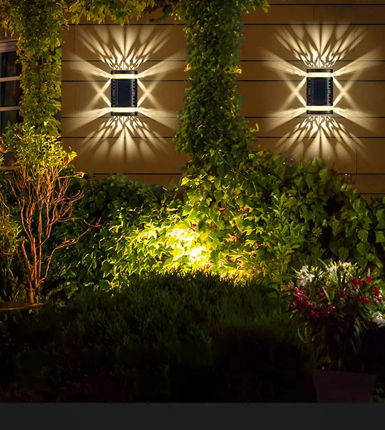 Solar Wall Light with Smart Control – Automatic Night Detection and Efficient Light Distribution for Outdoor Use
