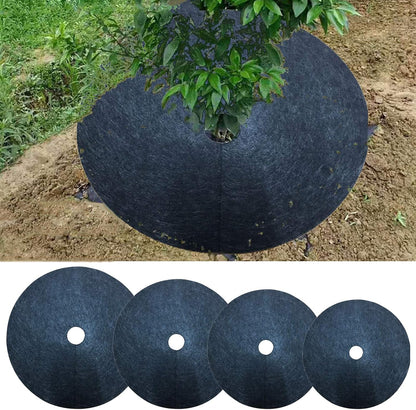 Breathable Weed Control Tree Ring Mat – Root Protection Mat for Garden and Plant Care